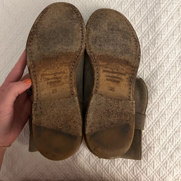 Isabel Marant suede susee ankle boots in taupe - Picture 8 of 13